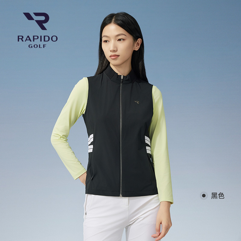 Rapido睿必度秋季女GOLF户外运动单马甲雳霹道CP4739Z11