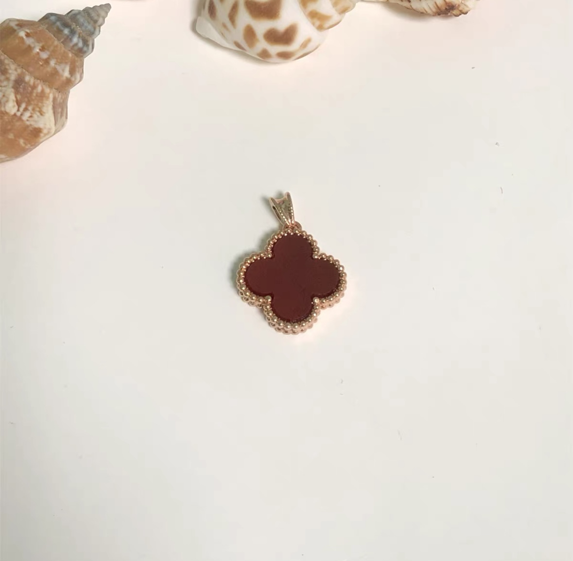 天然精品南红玛瑙四叶草吊坠规格14*14*3左右