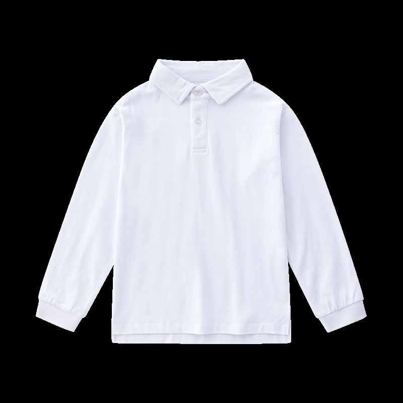 纯白色Polo运动衫