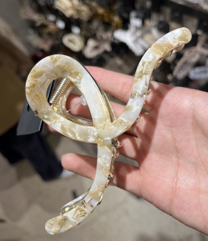 气质简约发卡  鲨鱼夹4001