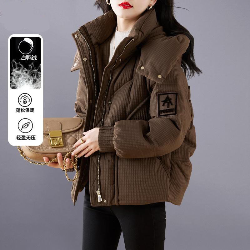 雪屮飞短款羽绒服女冬季2023新款小个子高端洋气时尚加厚保暖美拉