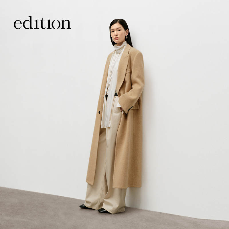 【董洁同款】edition秋季款双面呢西装大衣#EBD3OVC008