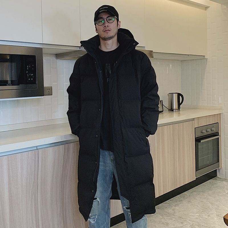 波司澄长款羽绒服男年冬季新款超长加厚过膝白鸭绒情侣休闲新款