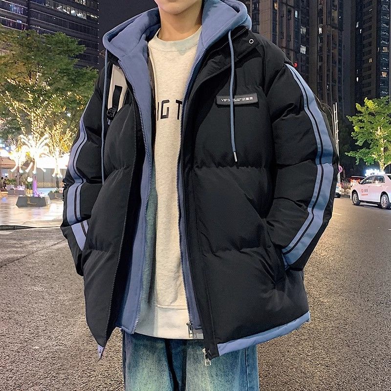波司澄新款保暖羽绒棉服男士情侣冬季连帽棉衣加厚宽松大码潮牌冬
