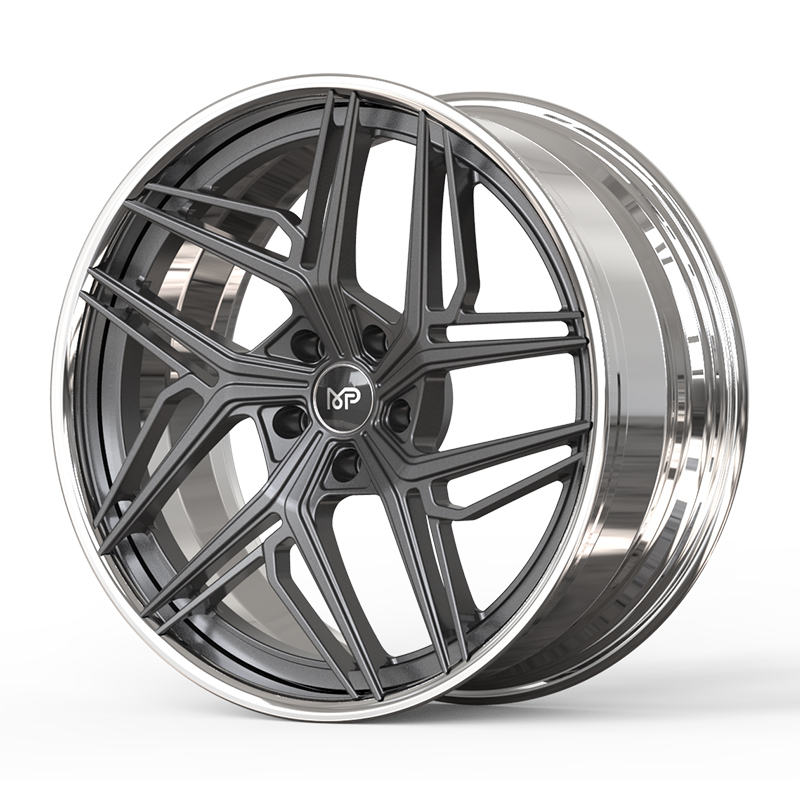 MP两片式锻造轮毂定制P+06适用大众CC福特野马本田宝马M3讴歌改装
