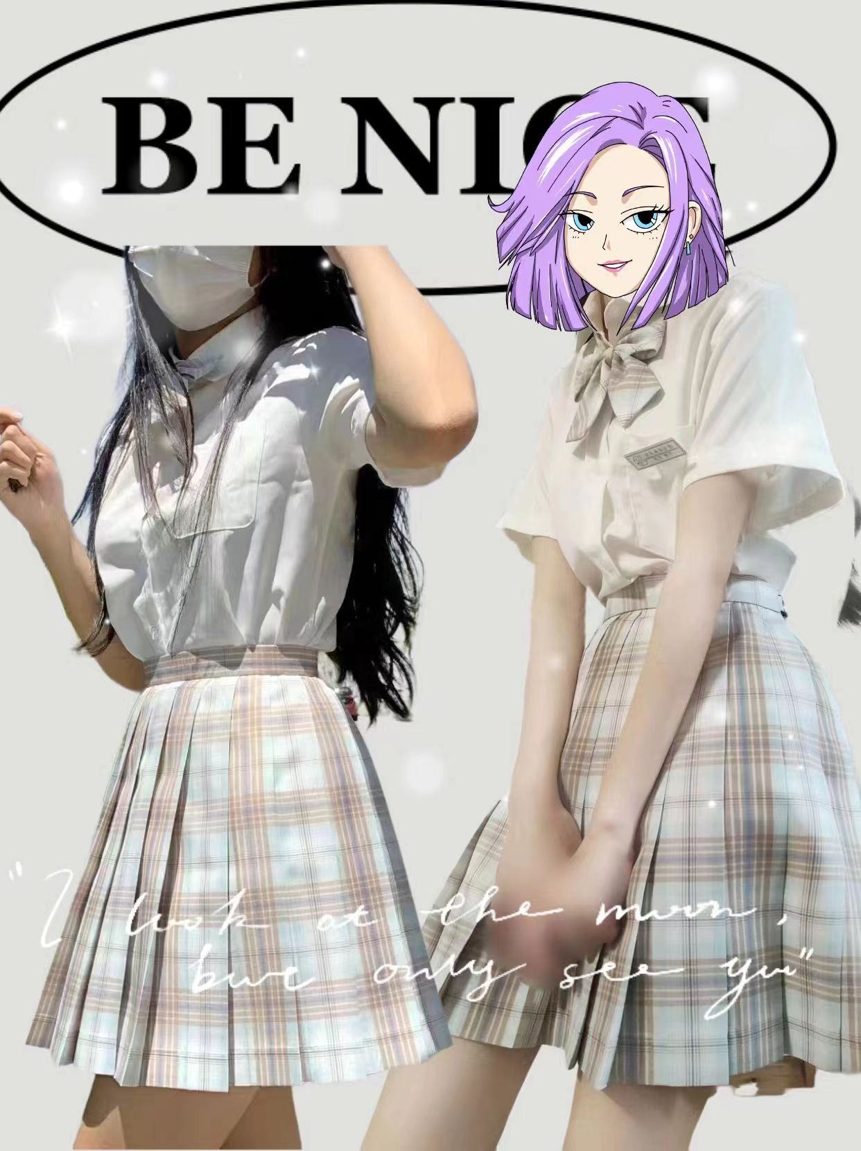 JK浅黄格百褶裙学院风格子百搭夏季春夏学生日系甜美格裙