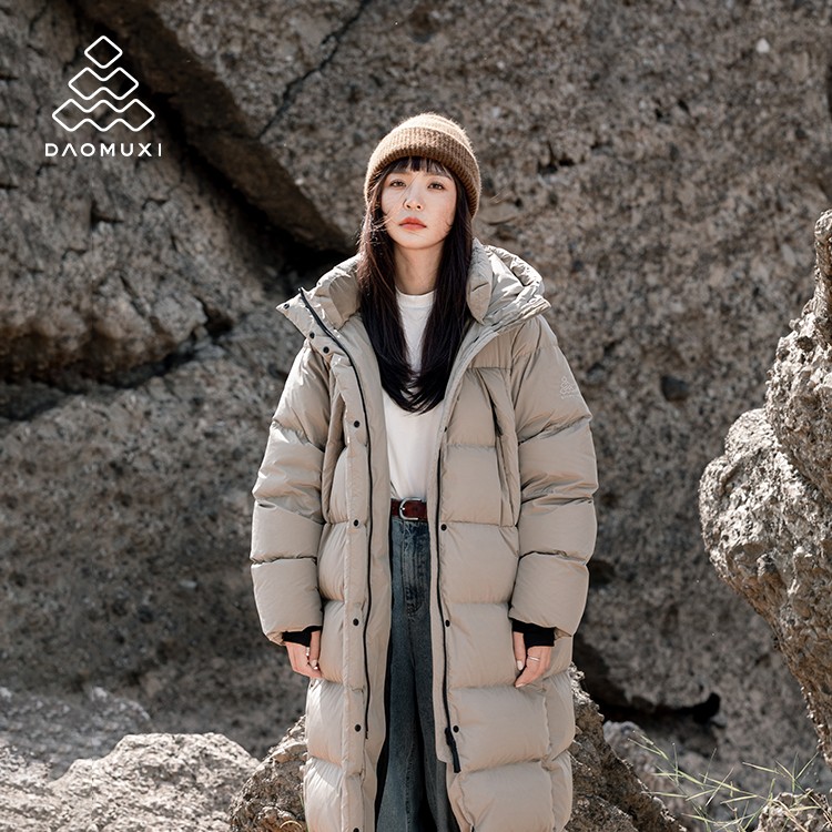 道木熙2024新款冬季羽绒服长款95鹅绒羽绒服冬800蓬松度