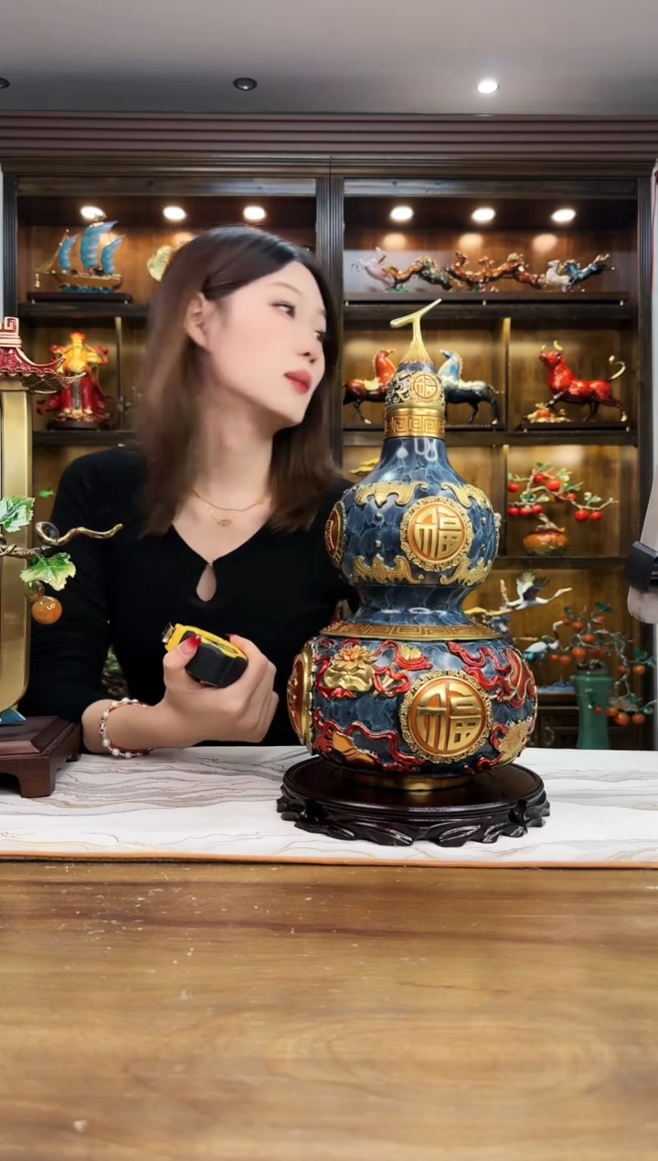 【闪购商品】大号 八宝葫芦 高度 37CM