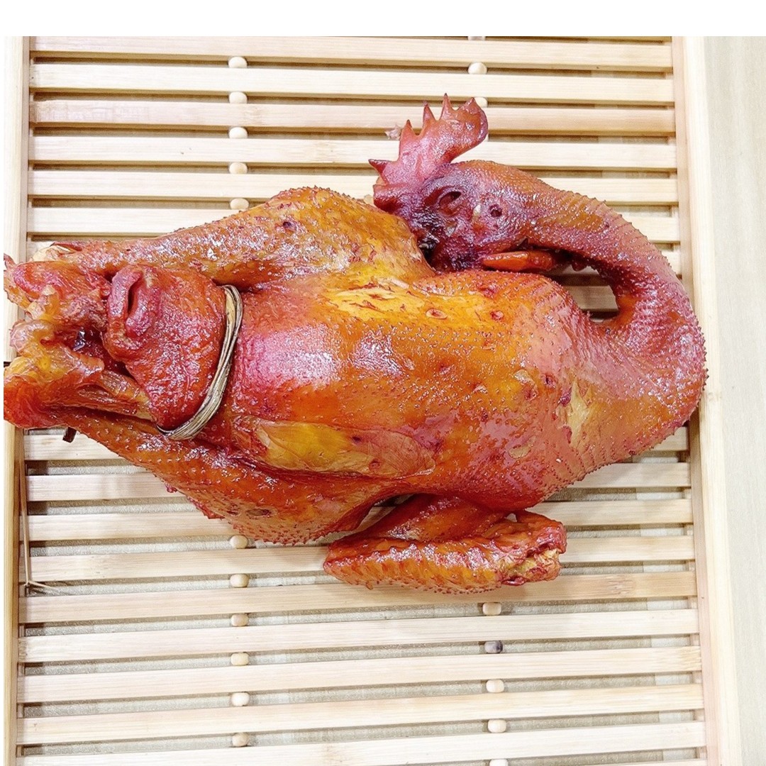 清伊顺清真熏鸡一只850克发普通快递