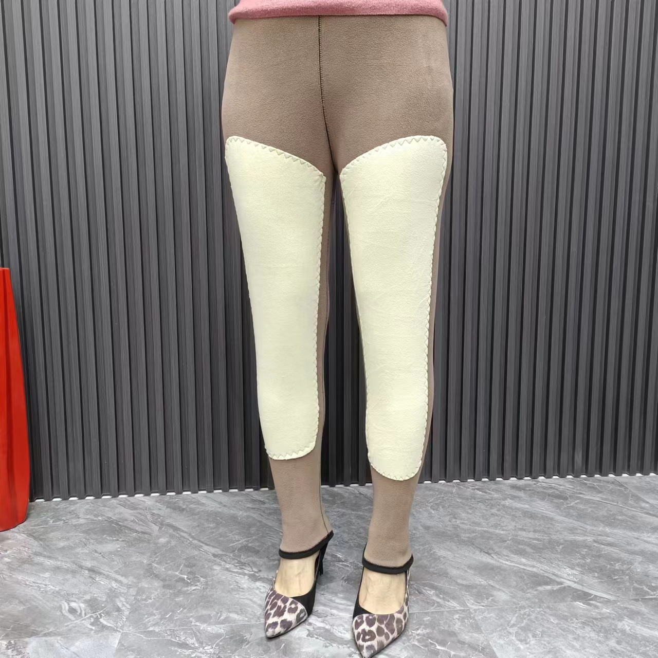 肥大码加大加肥护膝加绒打底裤2255款