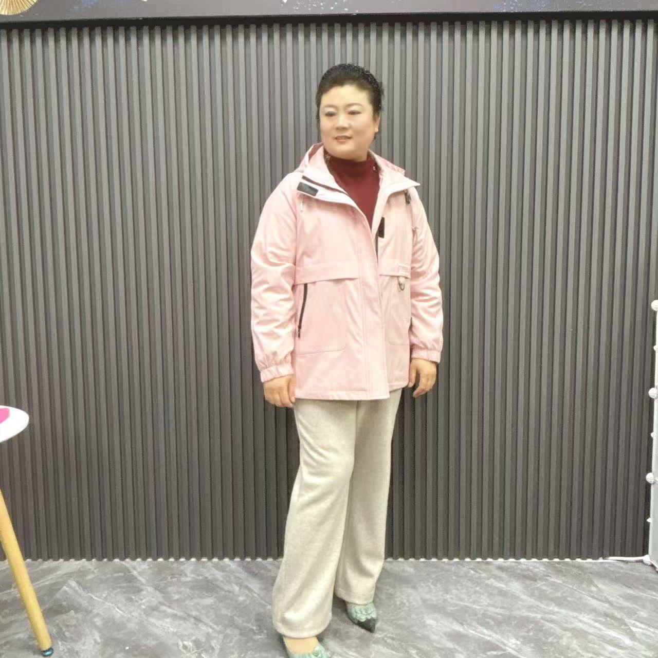 肥大码加大加肥冬季加棉冲锋衣24-189款