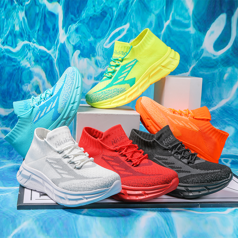 牛霸道升级版健身鞋健步走鞋轻运动鞋广场舞鞋23115女鞋网面时尚