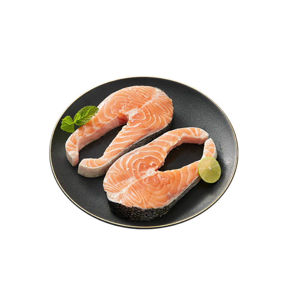 【需烹饪】冰鲜三文鱼鱼扒 350g