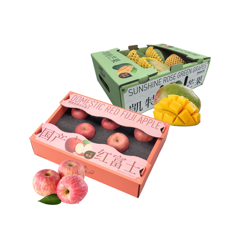 水果礼盒 凯特芒+红富士二件组合 4.8kg