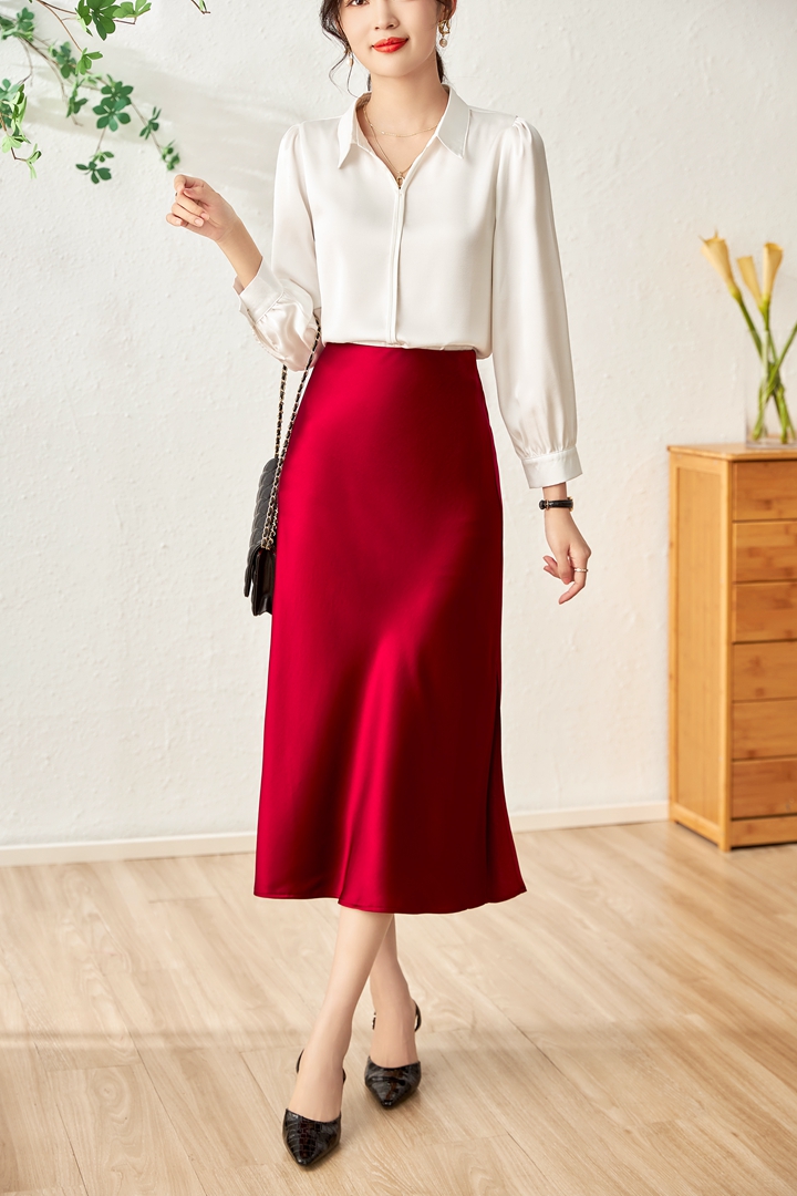 （美町精选）孤品扣号集合链接显瘦半身裙女半身裙修身