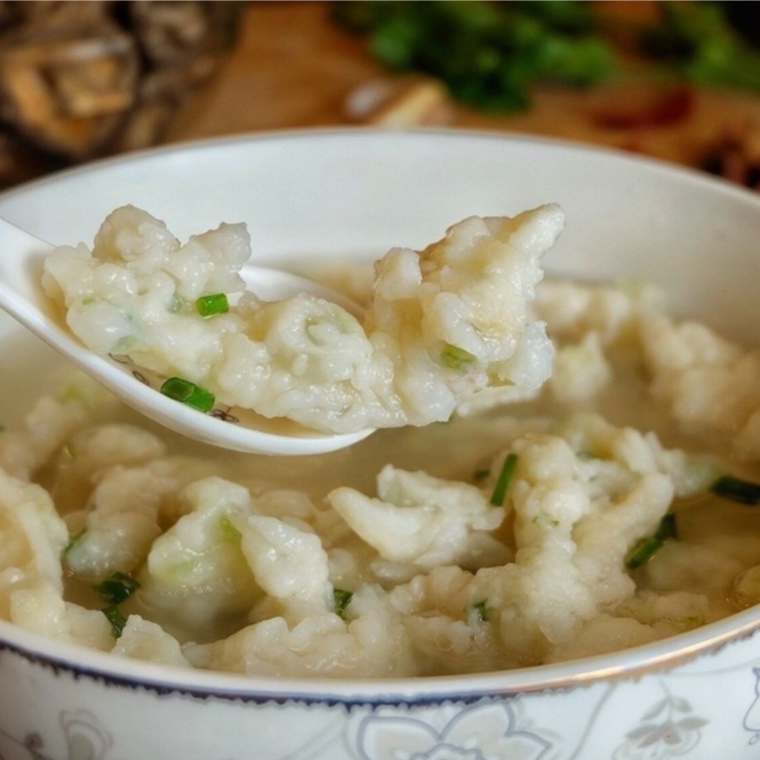 曼曼马鲛鱼滑福州长乐漳港鱼丸无刺鱼汤马鲛鱼汤1500g鱼滑汤