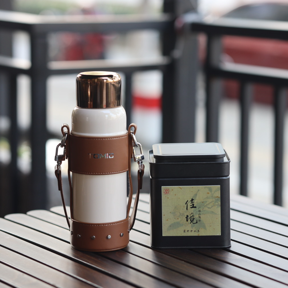 【特美刻】 2009年佳境六堡茶150克➕600ml陶瓷内胆焖杯组合