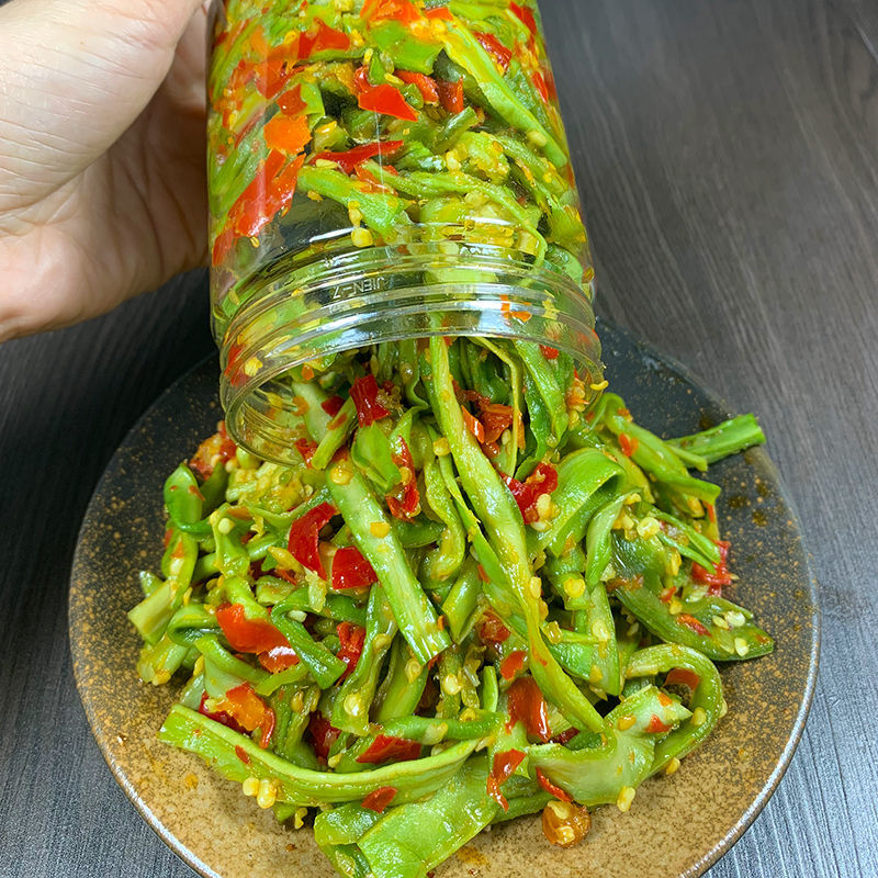 湖南特产超脆嫩贡菜响菜下饭菜辣椒酱香辣拌面小吃零食开胃下饭菜