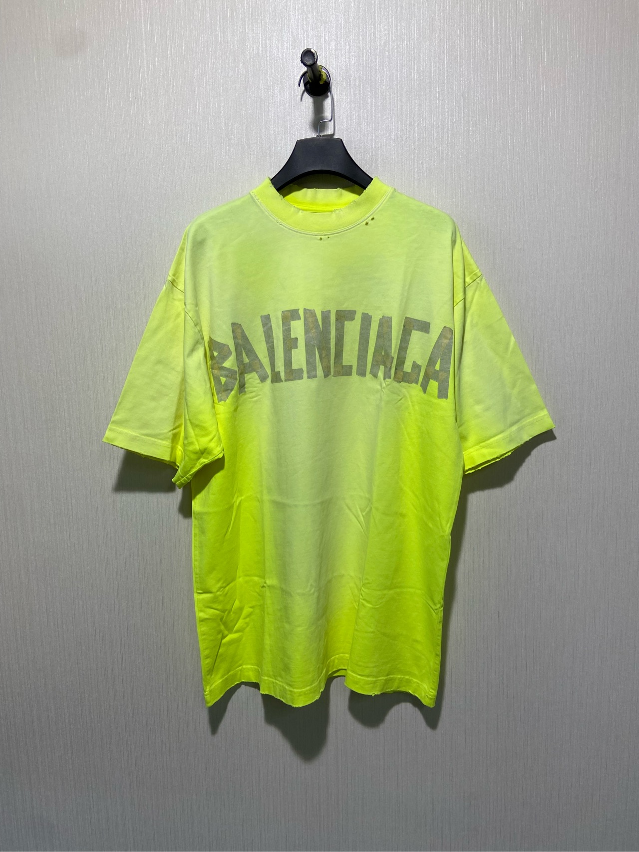 全新未使用 Balenciaga/巴黎世家 男/XS/胶带短袖/4924/SN4816