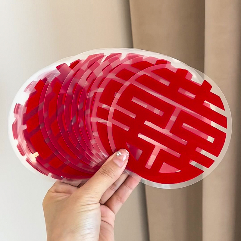 订婚婚房婚礼静电结婚贴纸喜字窗户布置字装饰贴专用囍窗花贴玻璃