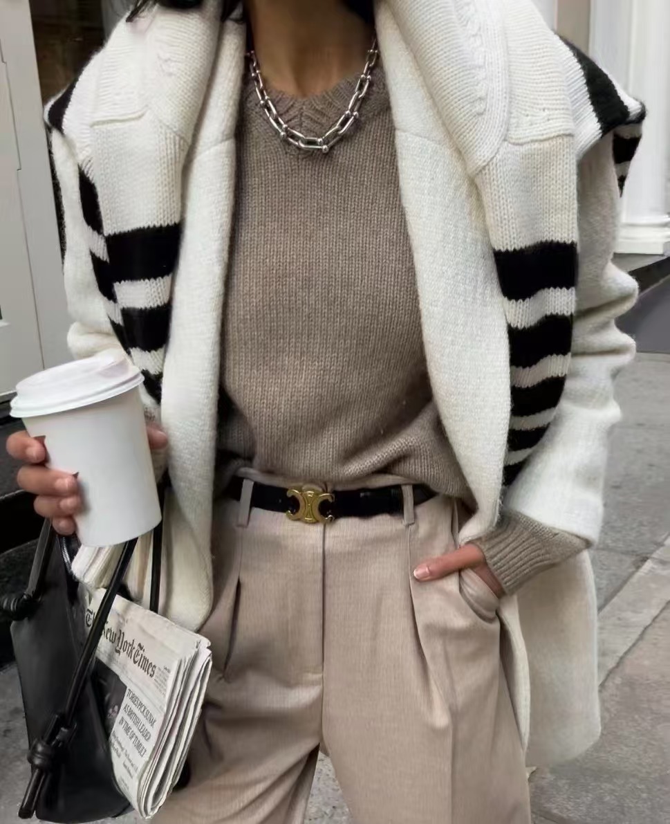 （直播默认瑕疵）百搭针时尚织衫打底