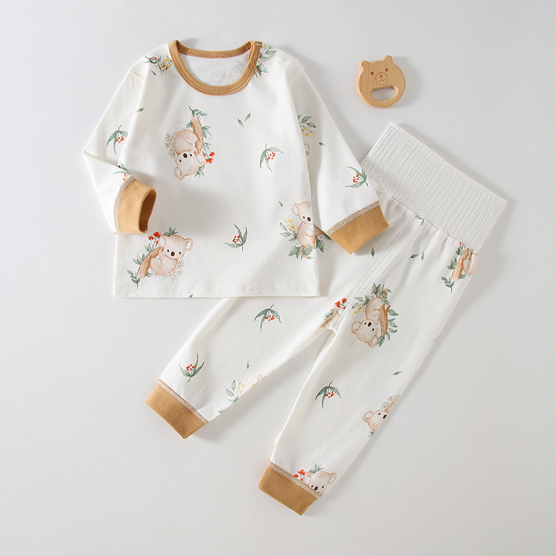 婴儿衣服儿童套装高腰宝宝家居服秋婴儿秋衣秋裤安阳a类