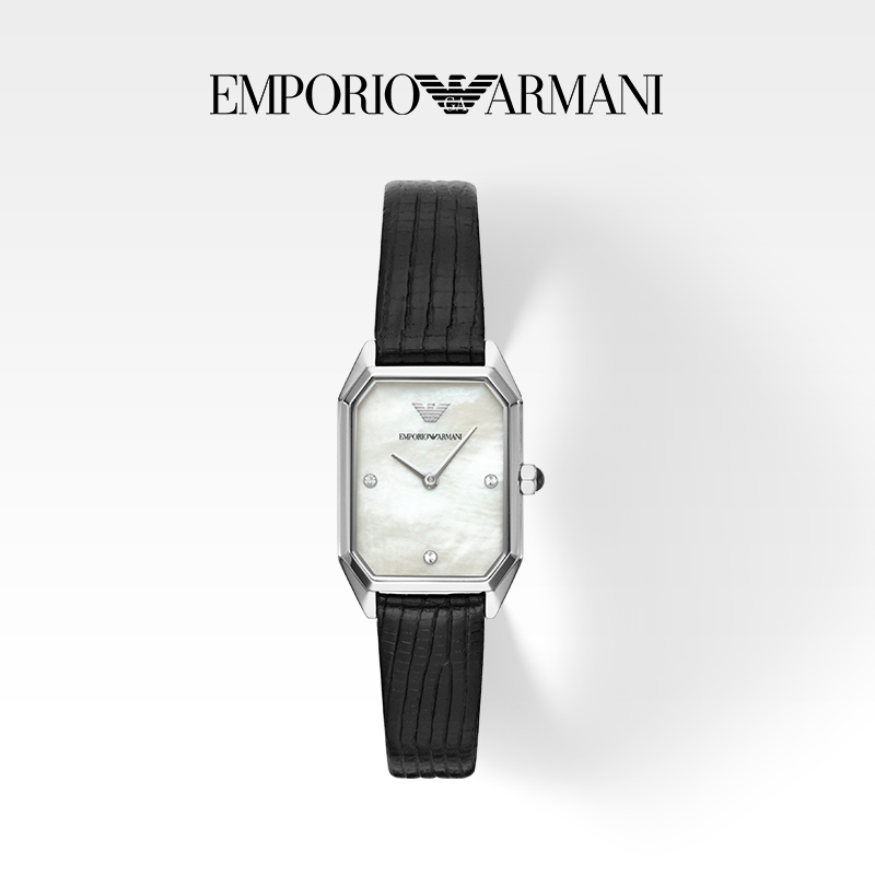 Emporio Armani/安普里奥·阿玛尼复古气质百搭小巧小方表AR11148