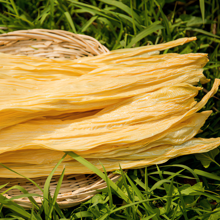 江西赣南手工头层腐竹豆腐皮400g  800g 散装食用营养大豆原味