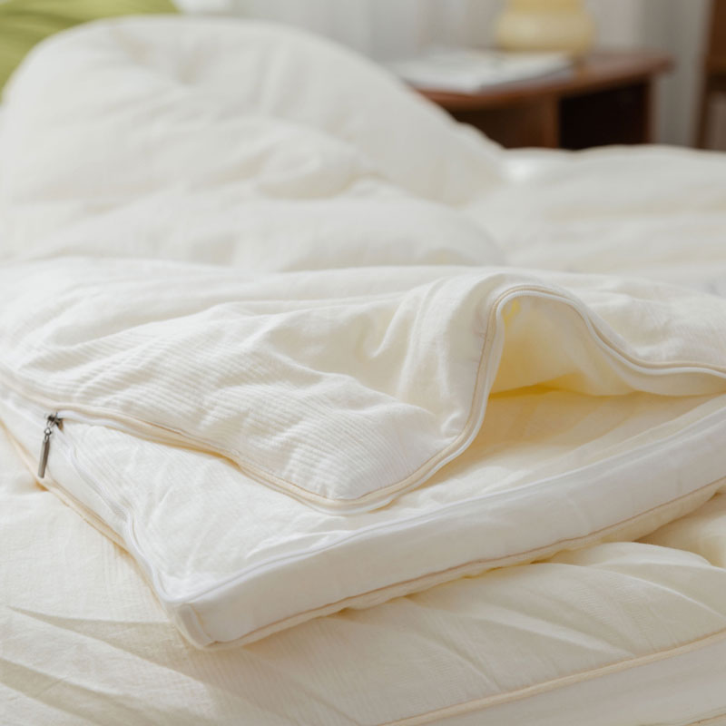 【A类母婴】高端A类纯棉提花原生态大豆子母被