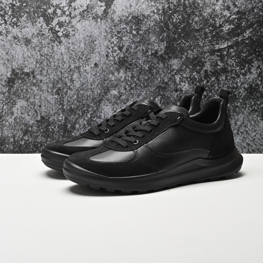 M&GOF/曼高夫M80803A运动风止滑健步足弓支撑系带牛皮休闲男鞋