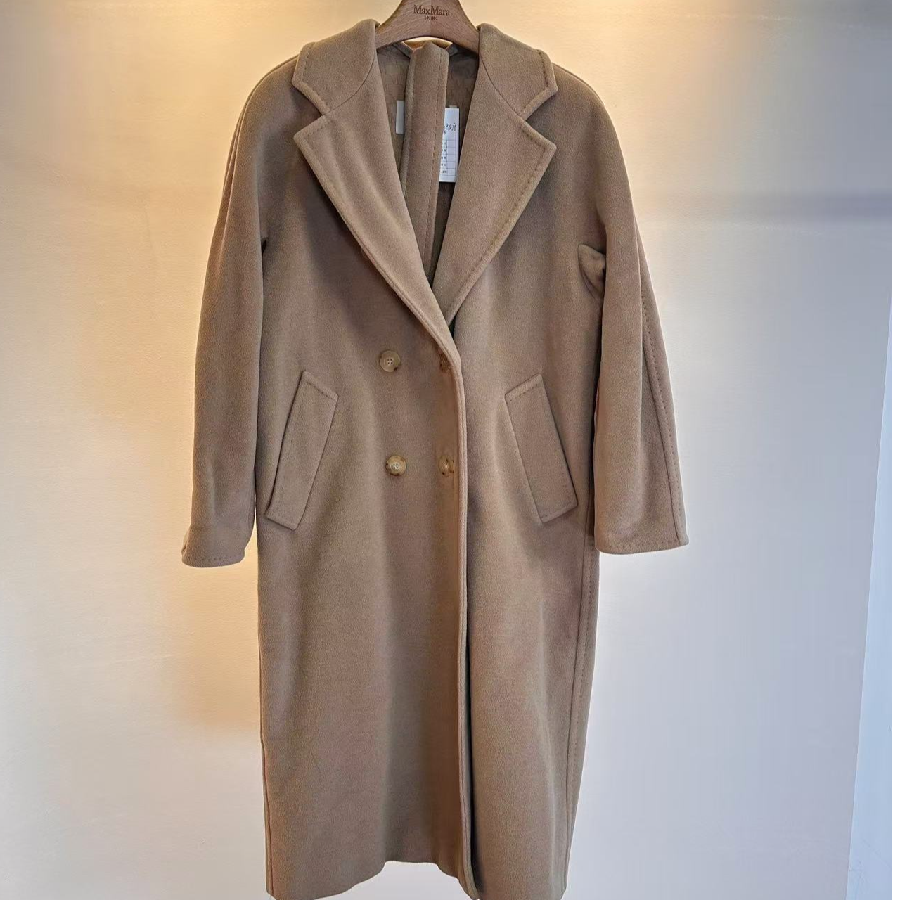 99新 MaxMara 101801经典款毛呢大衣/32码/sm014008