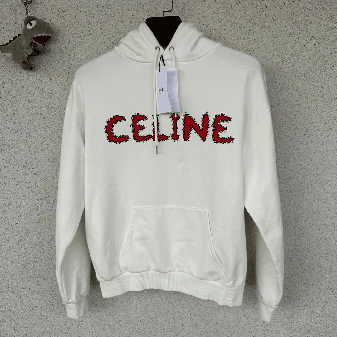 全新未使用 Celine/思琳 新款水钻帽衫/os s码
