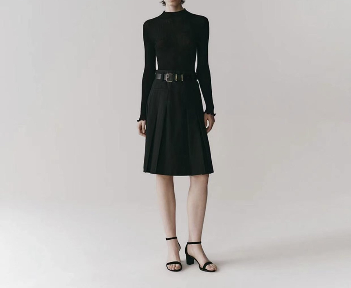 长袖针织衫气质时尚百搭修身套头高领春季内搭