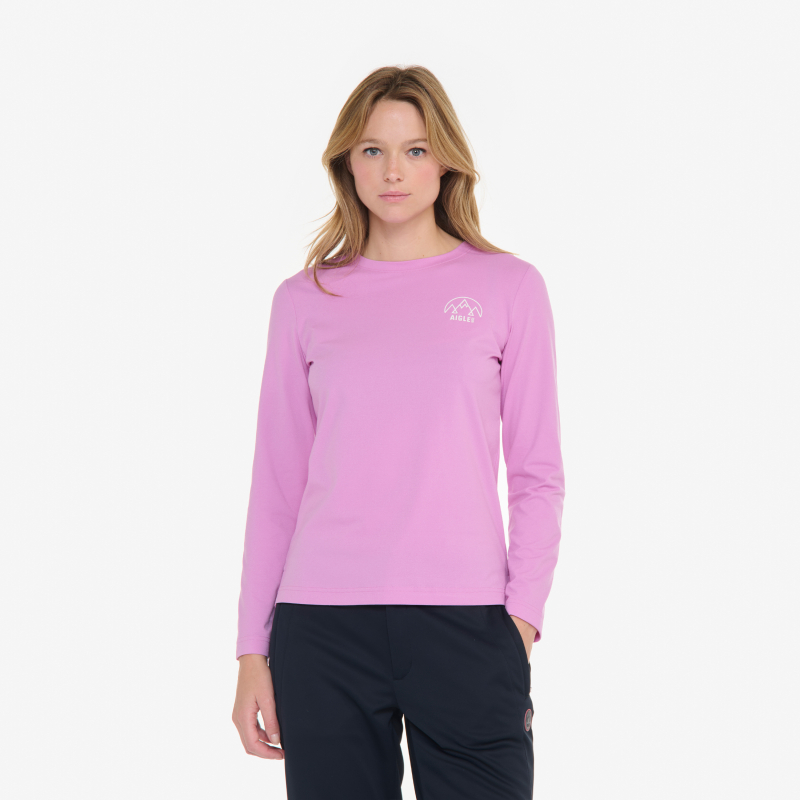 【SKI滑雪系列】AIGLE艾高DFT速干UPF30+防紫外线长袖T恤上衣女BD60