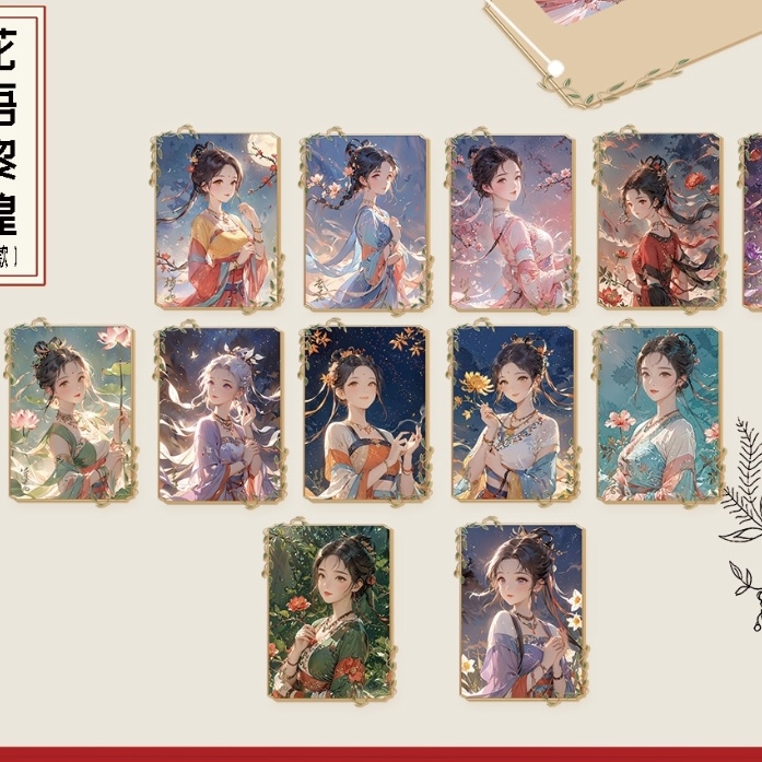 敬堯文创《山海经》之花神 拆盒 只有一出一的箱配 无发簪 默认代拆