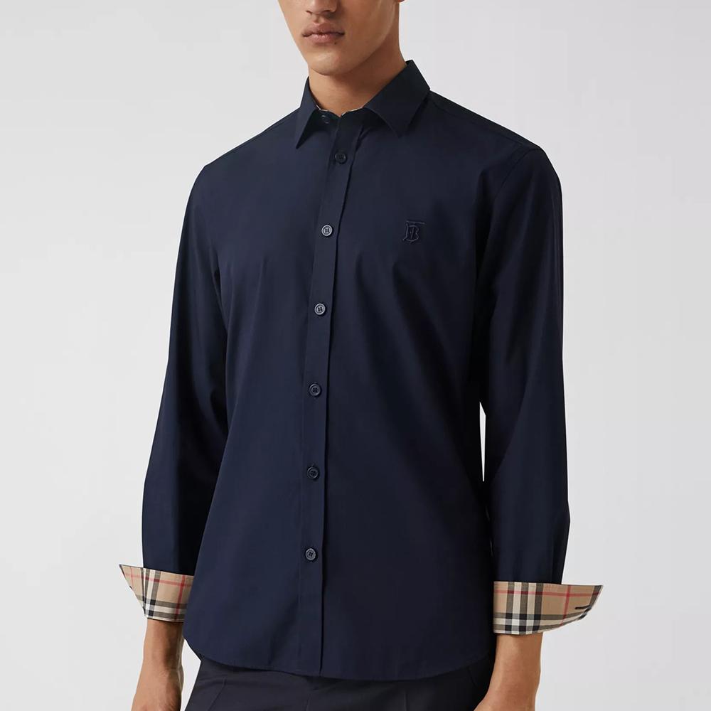 BURBERRY/博柏利男士修身专属标识衬衣长袖衬衫80323051/80323061