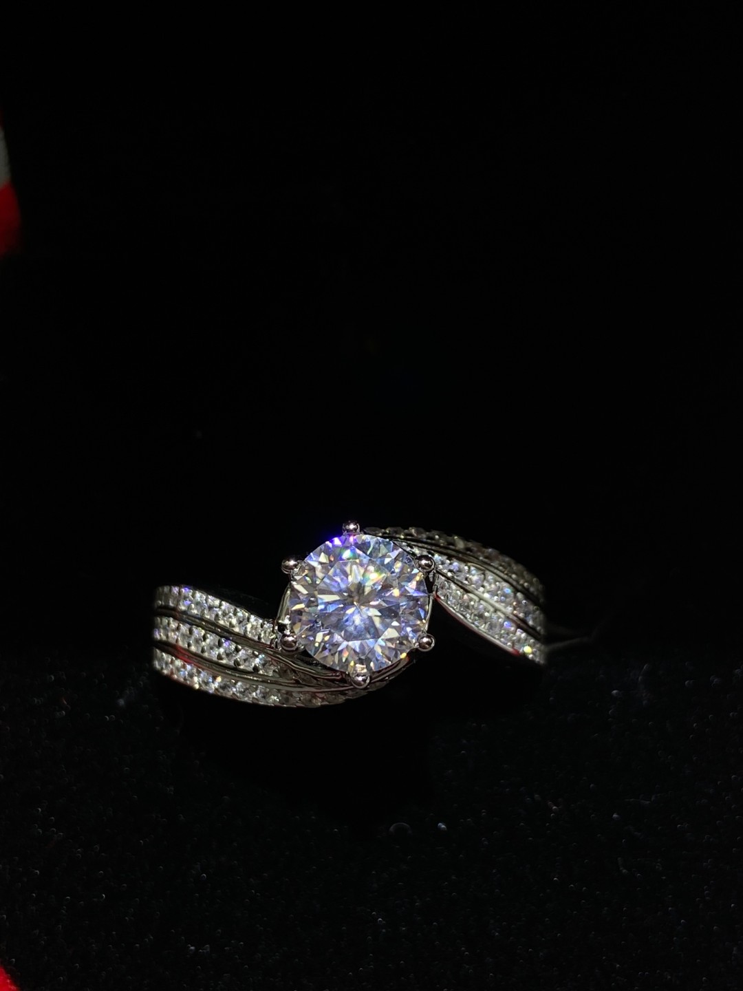 非金属戒指 【三世情缘1ct】戒指035