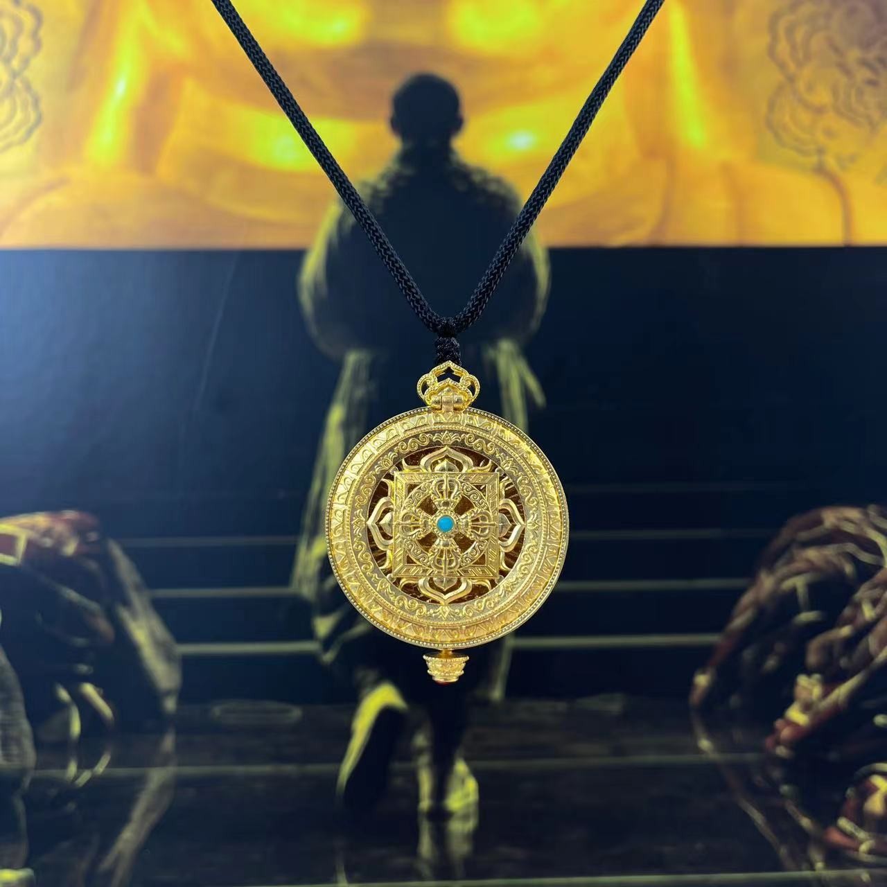 xisanfu/喜三福护神男古法工艺十二生肖八大守吊坠(不含链，绳)