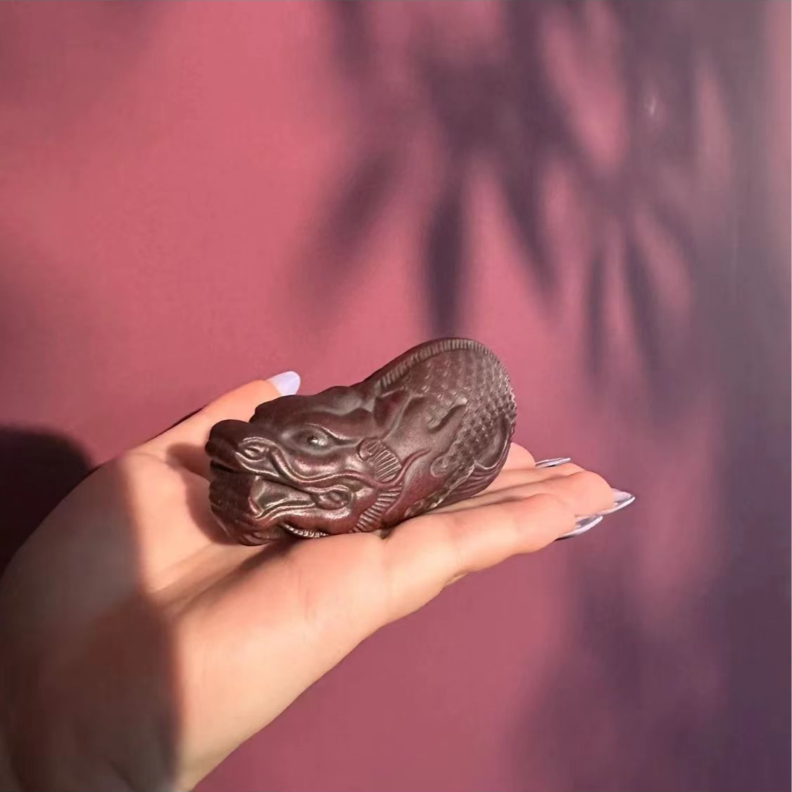 宜兴紫砂茶宠鱼化龙