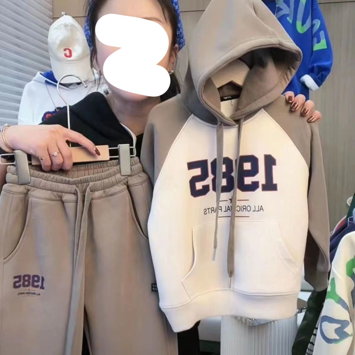 男童秋冬装套装2023新款帅气中大儿童衣服卫衣洋气男孩加厚两件套