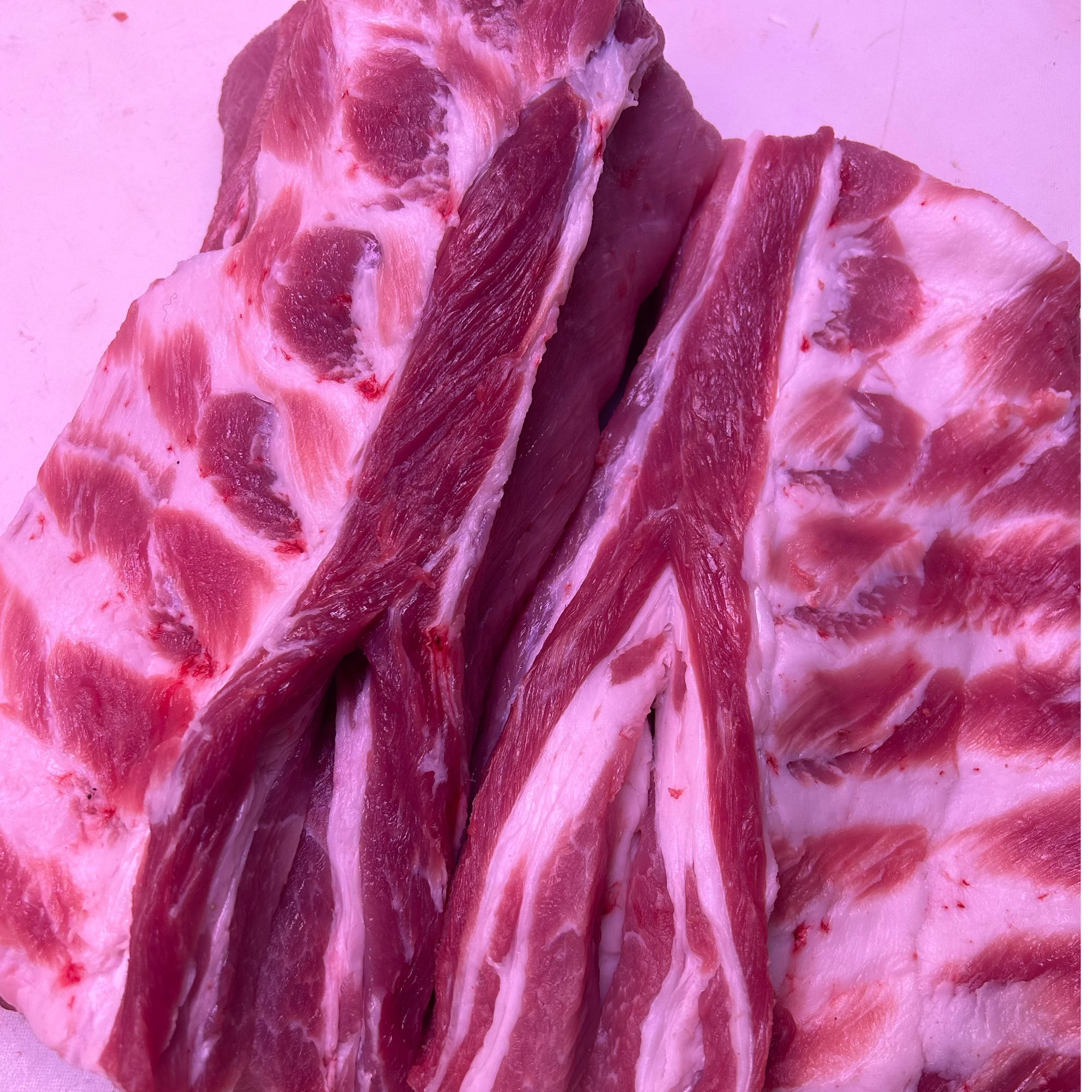 【贴骨肉5斤】东北香香粮食猪 京东包邮 冷冻一晚 次日发货