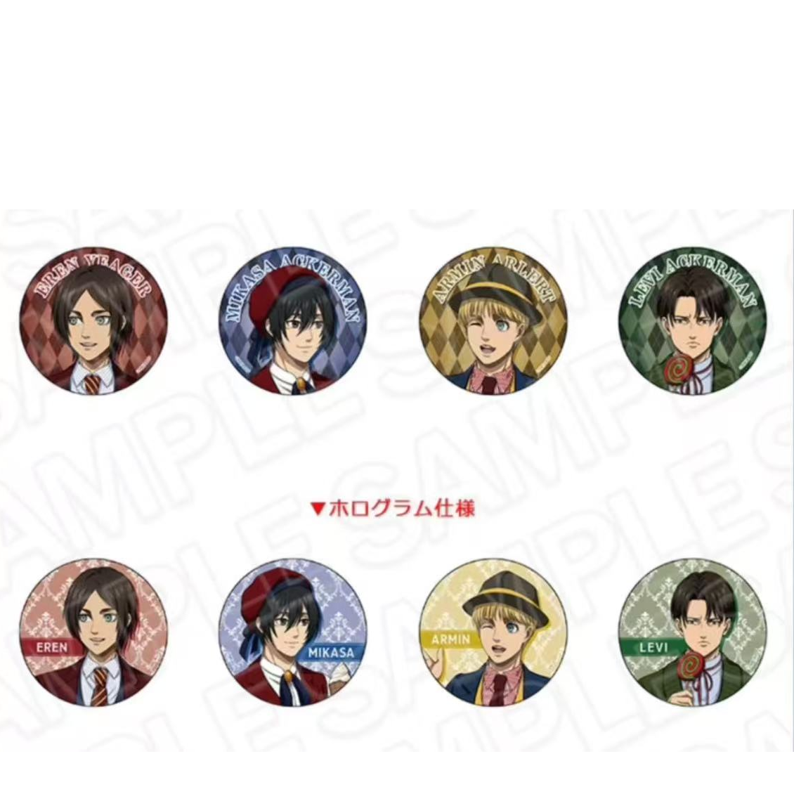 【进击的巨人】休息时刻吧唧拍立得名扎盲盒（默认代拆）