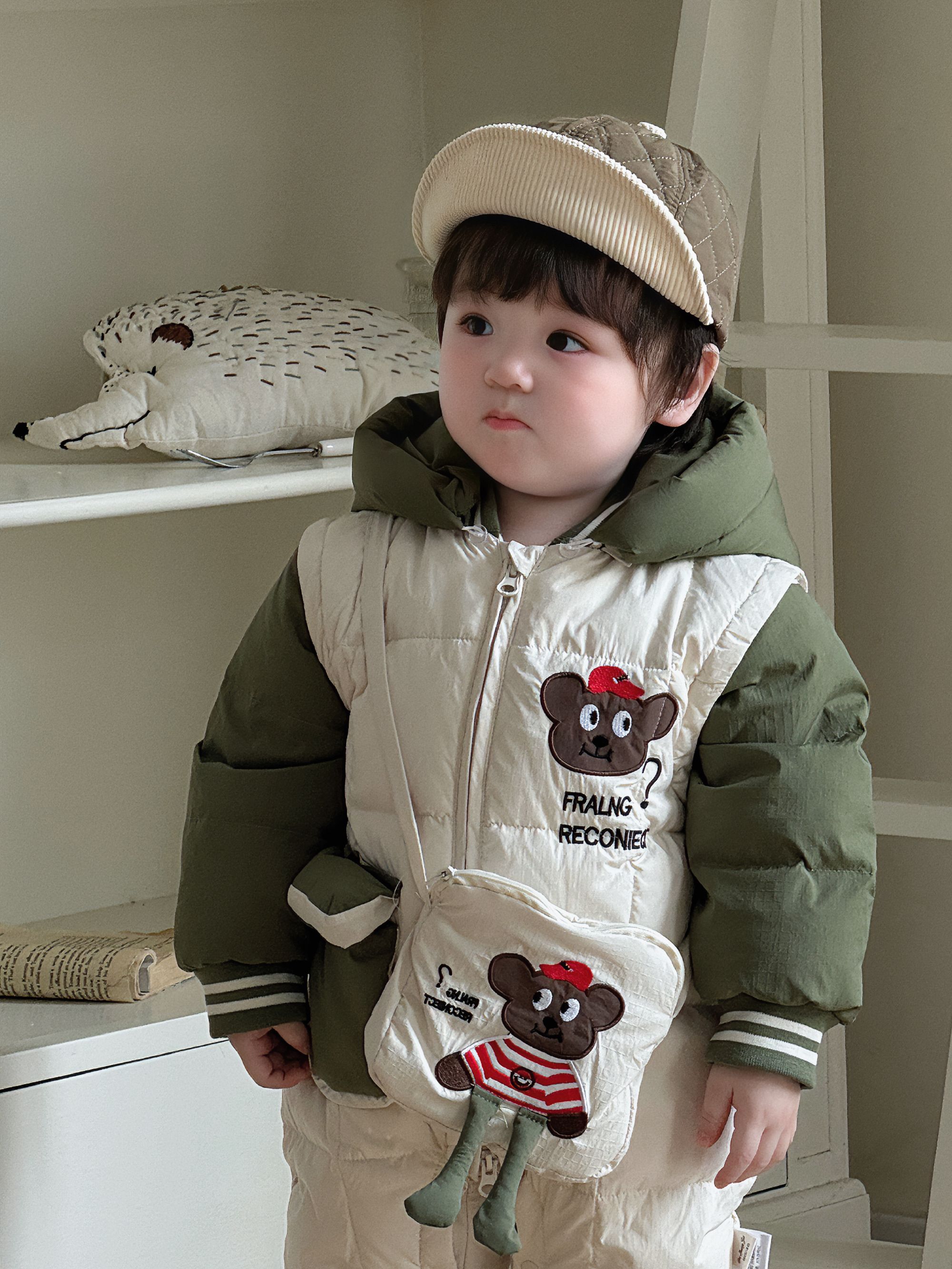 2024冬季扣号宝宝连体爬服