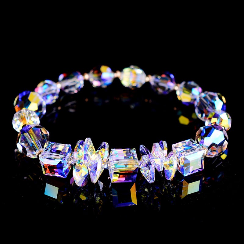 仿水晶手链 方糖手链奥地利水晶手链闪亮大气