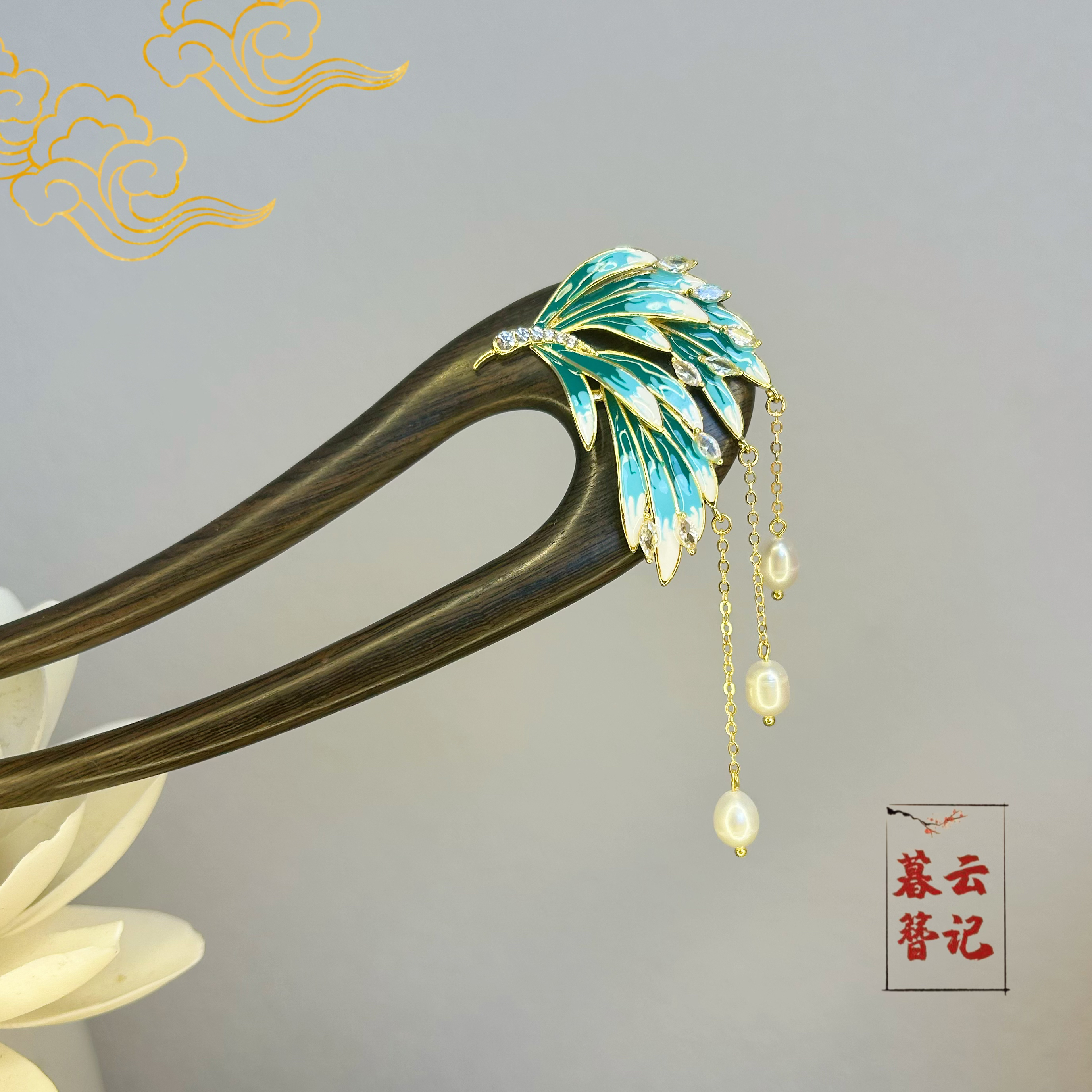 【与凤行】原创设计木簪头饰国风古风簪子发簪美学作品送礼盘发神器