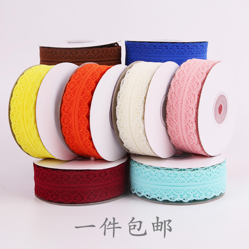 蕾丝带缎带diy手工制作飘带花边带礼品彩带