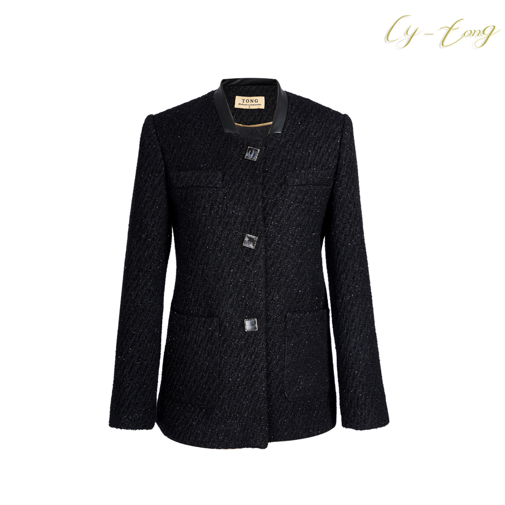 【彤姐原创】冬季显瘦时尚轻奢气质小香简约大牌风西装W23B073