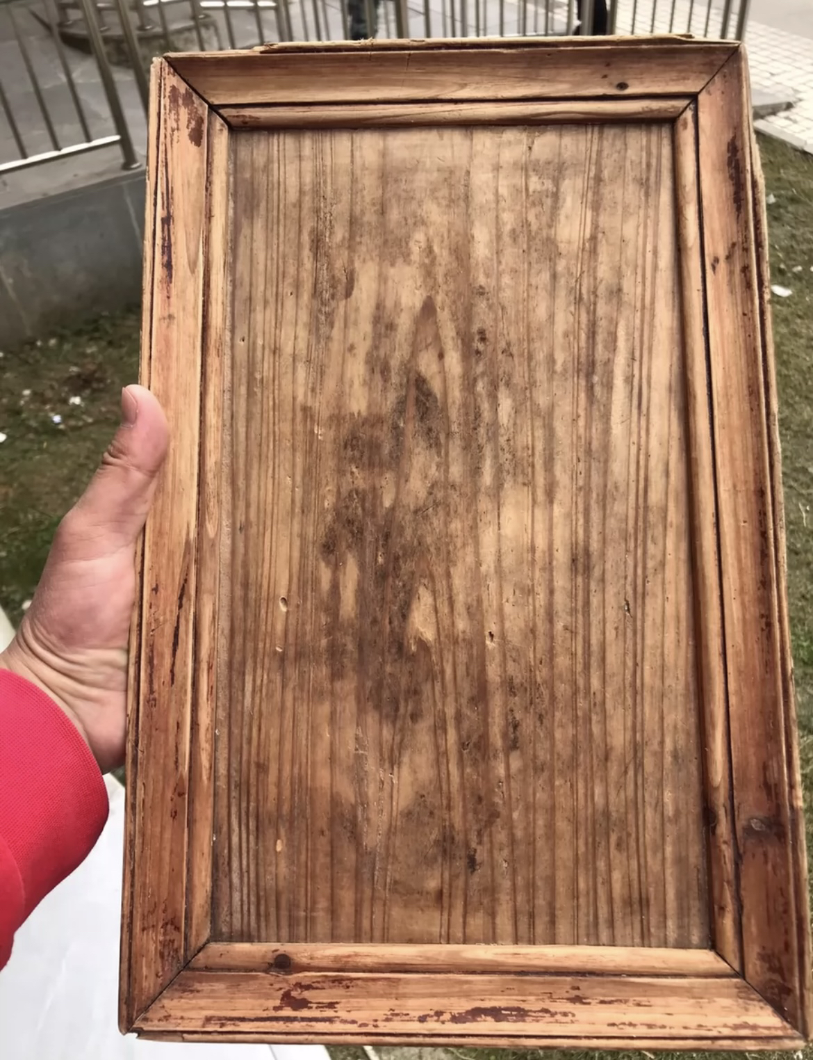 茶室摆件茶盘书房空间摆件复古小件盛放文房用品（长39宽25高4）