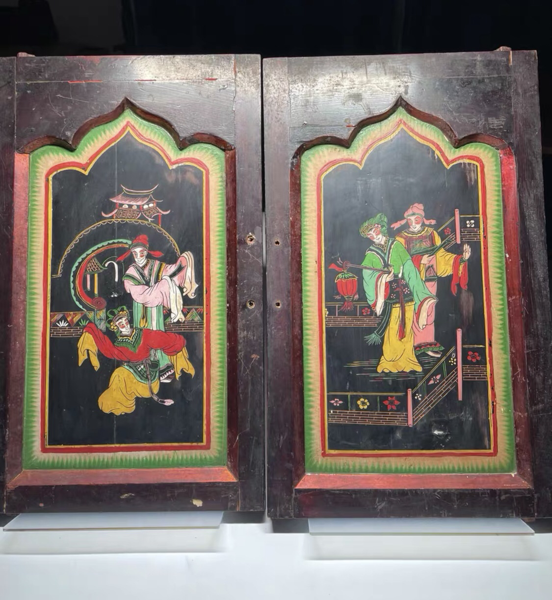 古风挂饰老家具茶室挂饰空间装饰创意花旦图（长宽厚27 46 3）