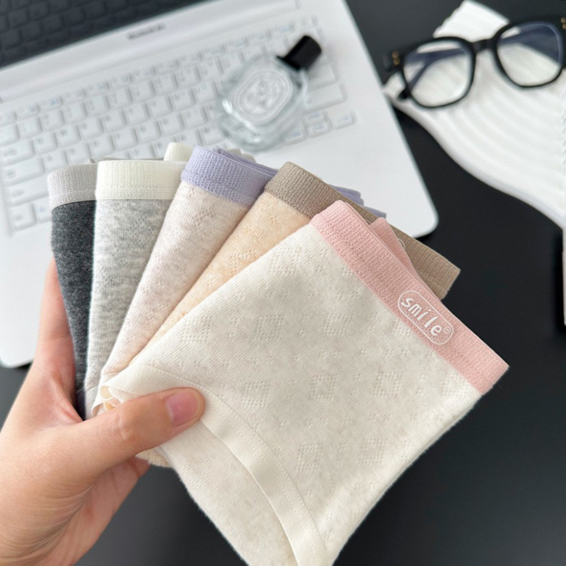 奶呼呼A类婴儿棉彩棉女士内裤5A抑菌全棉少女内裤王炸内裤纯棉 女